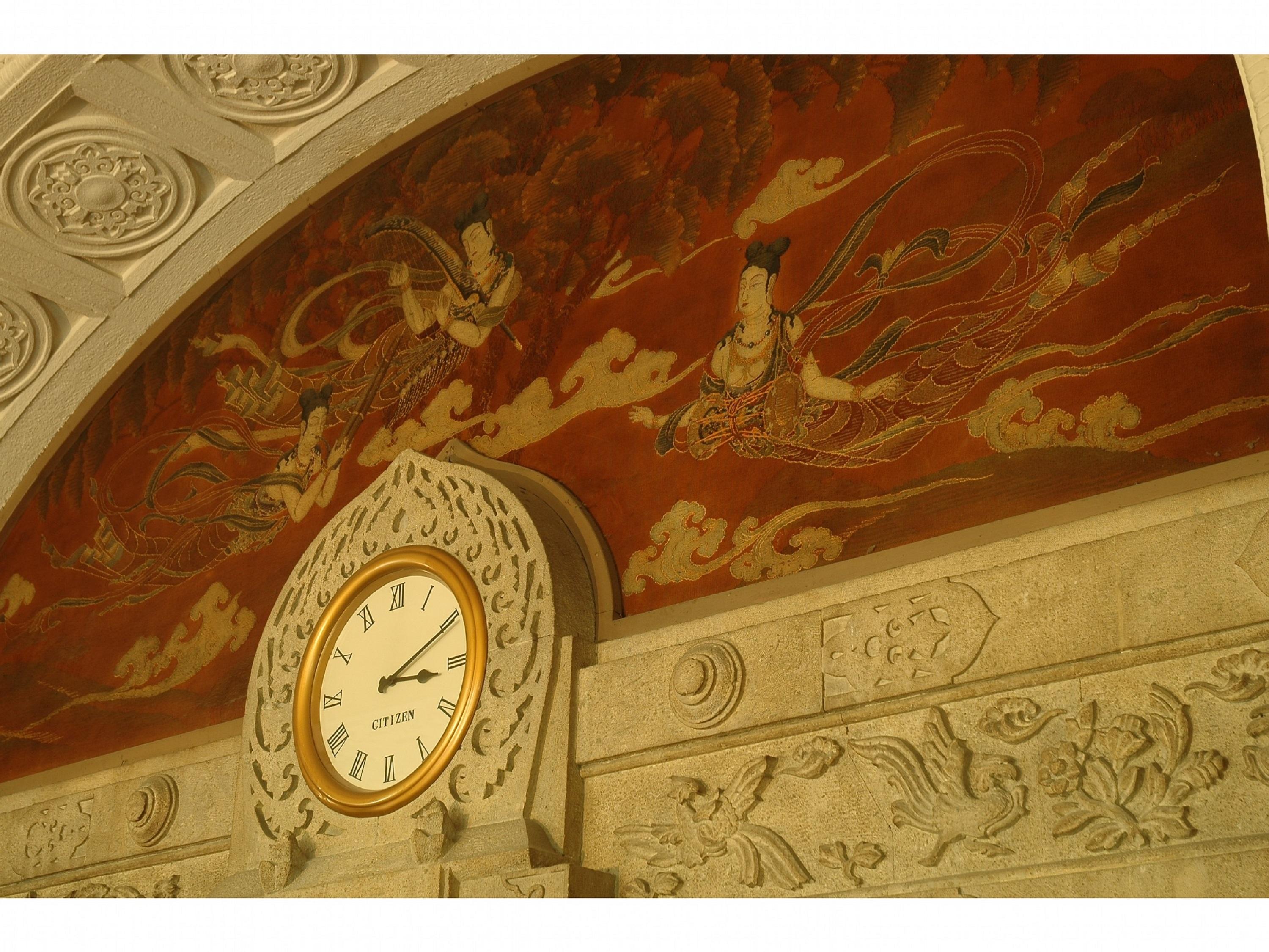 Hotel New Grand Yokohama  Exterior foto The ceiling of the station